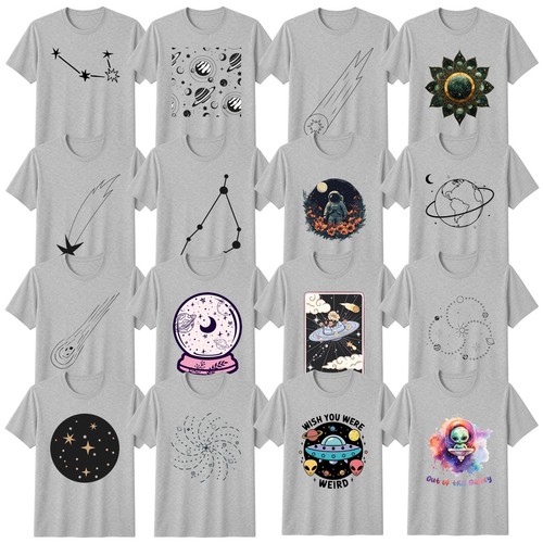 Minimalist space shirt - space, t-shirt