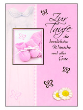 Taufe Glückwunschkarte