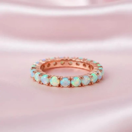 Natürlicher opal ehering ring - natürlicher,