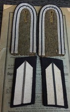 original  RAD Arbeitsdienst  Paar Schulterstücke & Kragenspiegel Unterführer