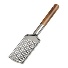 KESPER 28976 Käsereibe fein aus Edelstahl mit Griff aus Akazienholz (FSC®) / ...
