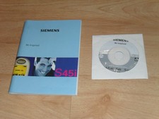 Bedienungsanleitung + Installations-CD für Handy Siemens S45i - neuwertiger Zust