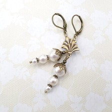 Art Nouveau Earrings with