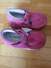 Neu Baby Mädchen Falcotto Naturino Sandale Nubukleder Gr. 21 Klettverschluss
