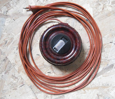 Verlängerungskabel, Kabeltrommel, ca.7,5m, 2polig, Eurostecker, Made in GDR, DDR