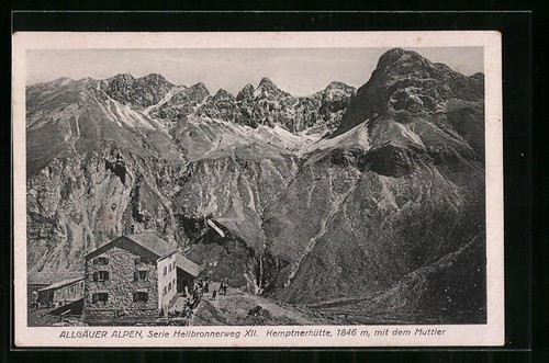 Kemptnerhütte berghütte - ak,