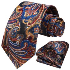 Herren Krawatte Blume Paisleyn