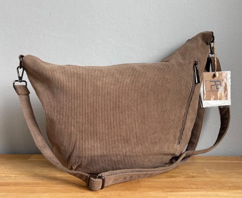 Handtasche tasche braun cord - handtasche,