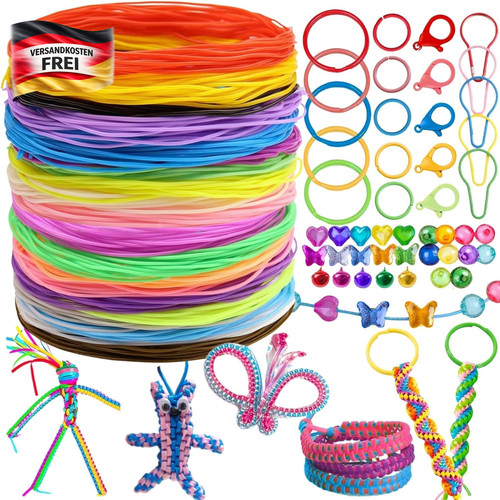 Scoubidou bänder set - bänder, set,20