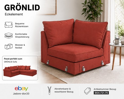 Ikea grönlid bezug - ikea, eckelement