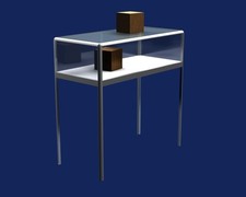 Vitrinentisch, Glastisch  Verkaufstisch Messestand Messebausystem