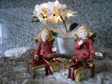 Weihnachten - 2 Engel- Keramik