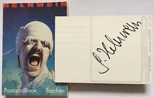 Gottfried Helnwein signiert Postcard Book Karte Unterschrift Autogramm Signatur