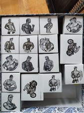 Tom of Finland stickers all patterns, 13 pieces, gay homoerotic