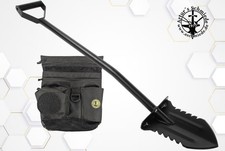 Spaten und Fundtasche BLACK