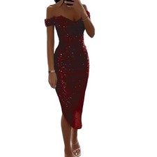 Pailletten Partykleid für