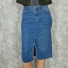 Jeansrock Gr 36 S Knielang