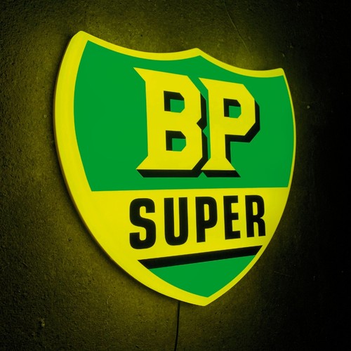 Super logo led leuchtkasten - super,