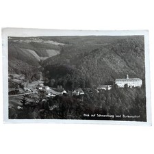 Ansichtskarte AK Schwarzburg und Burkersdorf Gelaufen 1957 Saalfeld Rudolstadt