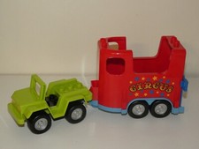 LEGO Duplo Pferdetransport Pferdeanhänger Anhänger Auto circus