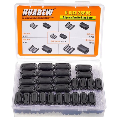 Schwarze clip ferritkern - schwarze, clip-on