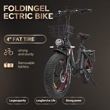 DRVETION CT20 Klapprad Elektrofahrrad,20 Zoll E-MountainBike 48V 10AH 45km/h