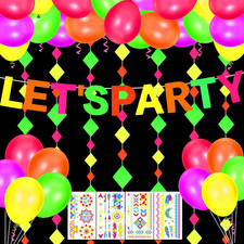 Neon Party Deko - Leuchtende