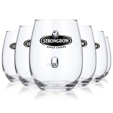 6x Strongbow Cider Gläser