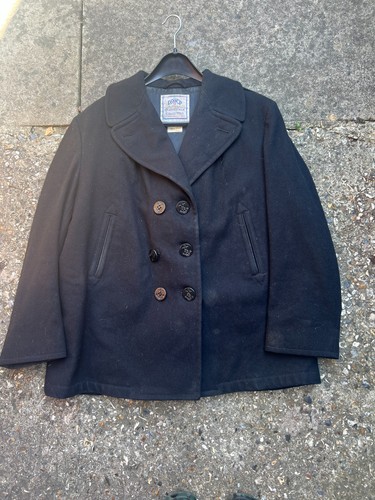 Vintage navy damen peacoat - navy,