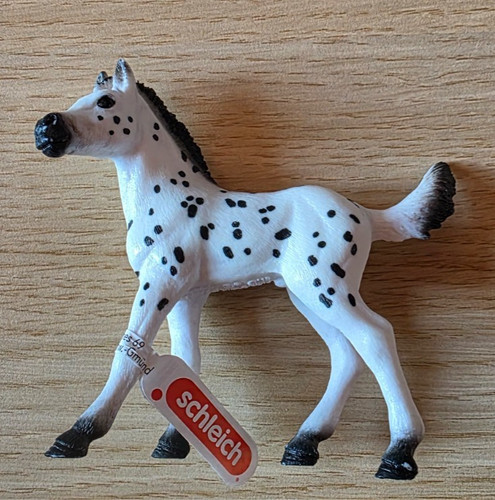 Schleich knabstrupper fohlen - knabstrupper,