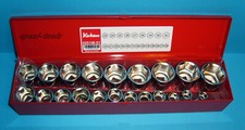Koken 4251M-01 Stecknuss Satz 1/2" Sw.10-32mm 6kant in einer Metall Kassette...