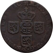 Namur Max Emanuel  Liard 1712, Kupfer 3,1 Original #JAN312