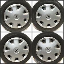 Opel Meriva A Stahl-Felgen + Radkappen Reifen 185/60 R15 LK 4x100 ET43