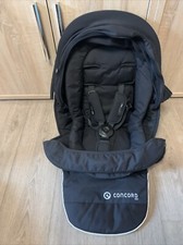 Neuer Stoffbezug für Concord Neo Sitzeinheit Buggy Sportwagen schwarz