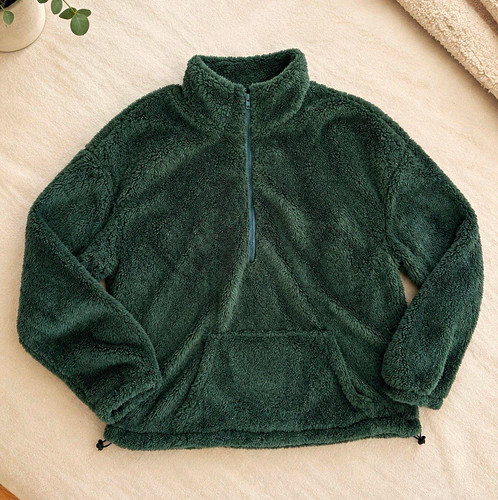 Herren fleece pullover grün - herren,