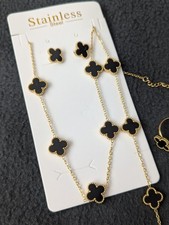 Schmuckset Kleeblättern