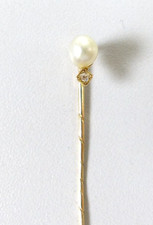 Krawattennadel aus 585 Gold