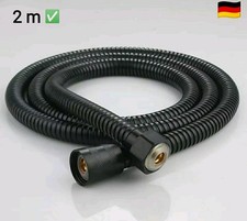 ✅Brauseschlauch Edelstahl schwarz 2m Duschschlauch Brause Schlauch Dusche Bad✔️