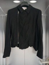 H&M Comme des Garçons Jacke Bikerjacke Wolljacke Schwarz 40 L Selten AUSVERKAUFT