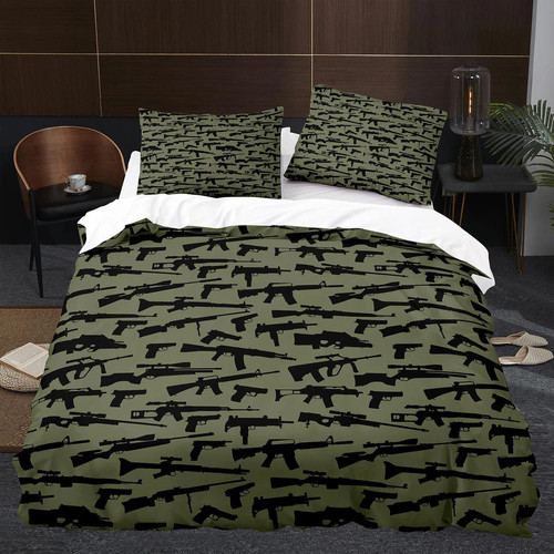Waffen bettwäsche set - bettwäsche,