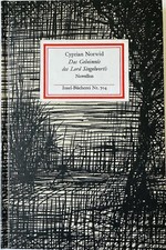 Insel-Verlag 704 / Cyprian Norwid / Das Geheimnis des Lord Si