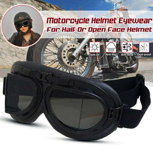 Retro motorradbrille - retro,