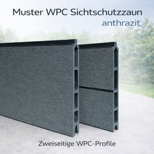Muster WPC Sichtschutzzaun