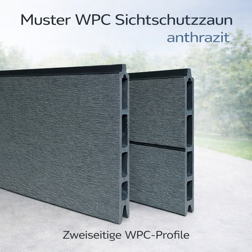 Muster wpc sichtschutzzaun - muster,