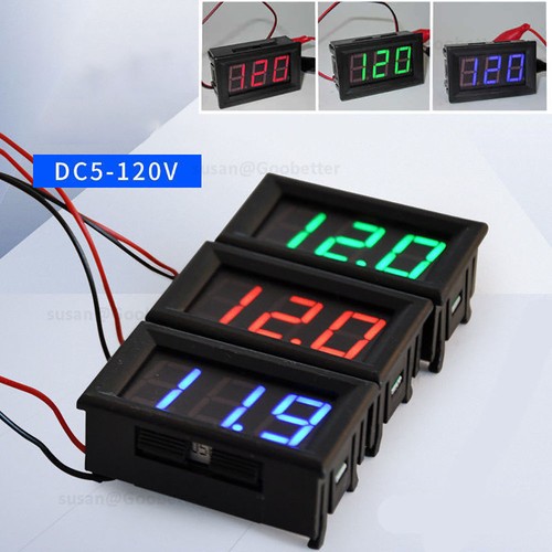 Led voltmeter mini einbau - led,