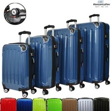 Reisekoffer ZWILLINGSROLLEN 100% PC M L XL XXL SET Hartschale Trolly Case Koffer