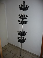 Schuhregal Schuhschrank Schuhbaum Schuh-Baum  5-stöckig je 12 Paar Teleskoprohr