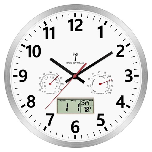 Wanduhr funk digital analog - funk,