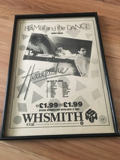 HAMBI AND THE DANCE-HEARTACHE-1982 original A3 framed poster size advert