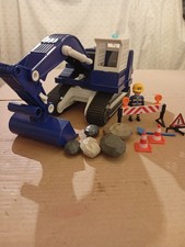 Playmobil THW Kettenbagger mit viel Zubehör wie Neu